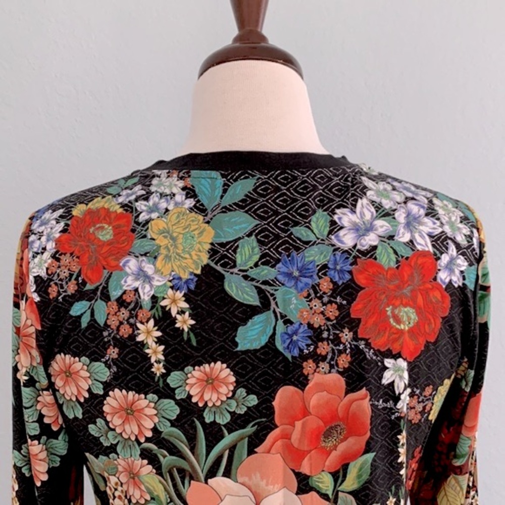 Johnny Was Floral Babuska Favorite Crewneck Tee - Picture 9 of 11
